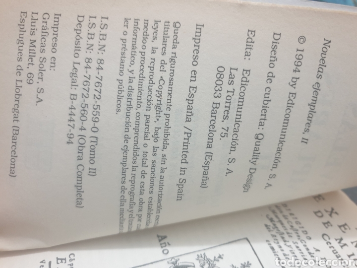 Libros de segunda mano: Novelas ejemplares 2, 1994, Miguel de cervantes - Foto 6