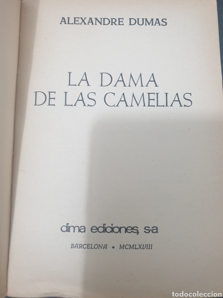 Libros de segunda mano: La dama de las camelias, 1968, Alexandre Dumas - Foto 5