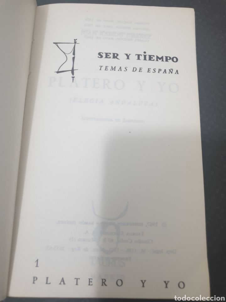 Libros de segunda mano: ESTAMOS LIQUIDANDO. Platero y yo, 1967, Juan Ram&oacute;n Jim&eacute;nez - Foto 5