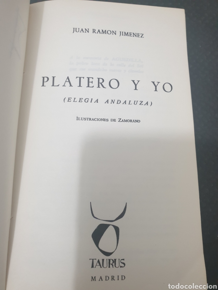 Libros de segunda mano: ESTAMOS LIQUIDANDO. Platero y yo, 1967, Juan Ram&oacute;n Jim&eacute;nez - Foto 6