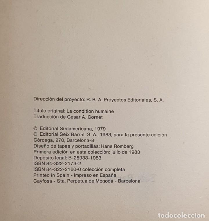 Libros de segunda mano: LA CONDICION HUMANA - Andr&eacute; Malraux - Foto 3
