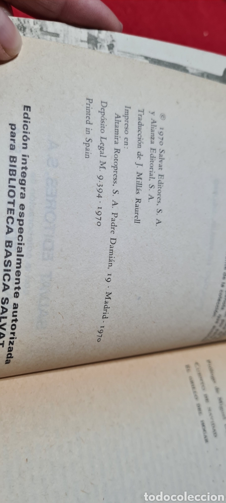 Libros de segunda mano: Cuento de Navidad. El Grillo del Hogar. Charles Dickens. Biblioteca b&aacute;sica Salvat. - Foto 5