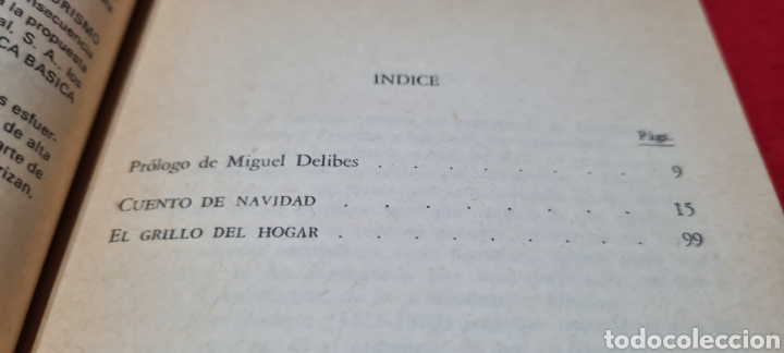 Libros de segunda mano: Cuento de Navidad. El Grillo del Hogar. Charles Dickens. Biblioteca b&aacute;sica Salvat. - Foto 6