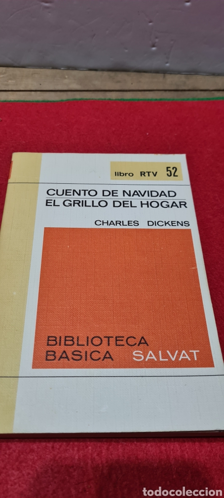 Libros de segunda mano: Cuento de Navidad. El Grillo del Hogar. Charles Dickens. Biblioteca b&aacute;sica Salvat. - Foto 1