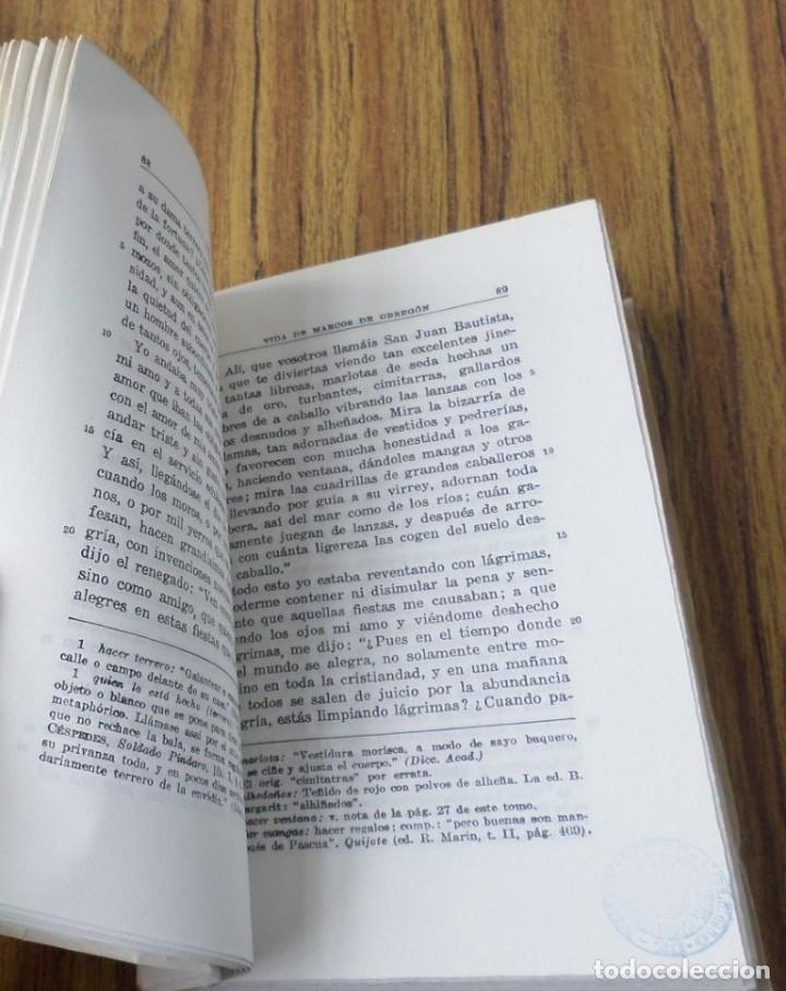 Libros de segunda mano: 2 libros - ESPINEL - Vida de Marcos de Obreg&oacute;n - Ed. Espasa Calpe 1969 - 1970 - Foto 5