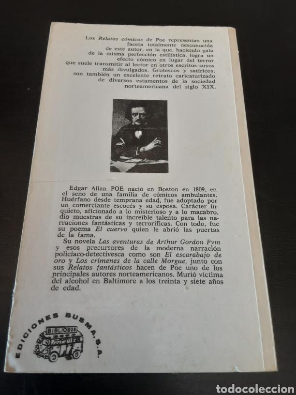 Libros de segunda mano: Relatos c&oacute;micos. -Edgar Allen Poe- - Foto 3