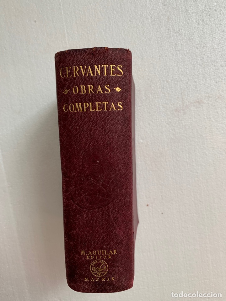Libros de segunda mano: AGUILAR. Obras completas Miguel de Cervantes. - Foto 1