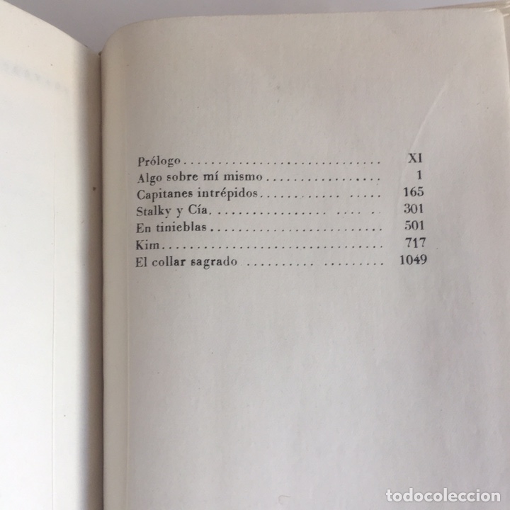 Libros de segunda mano: 1951 Kipling: Obras Completas. Primera edici&oacute;n - 2 Tomos - Foto 8