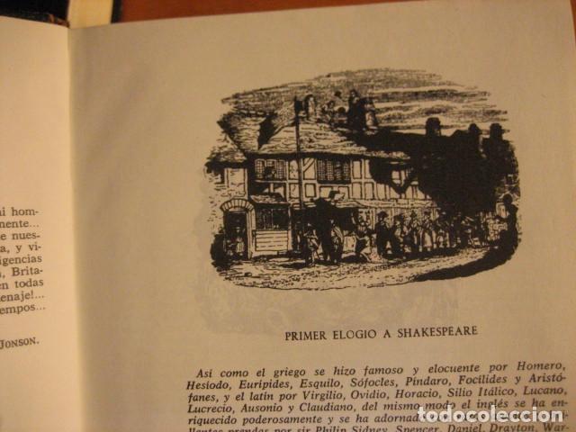 Libros de segunda mano: WILLIAM SHAKESPEARE - OBRAS COMPLETAS - AGUILAR - 1972 -2209PGS - Foto 9