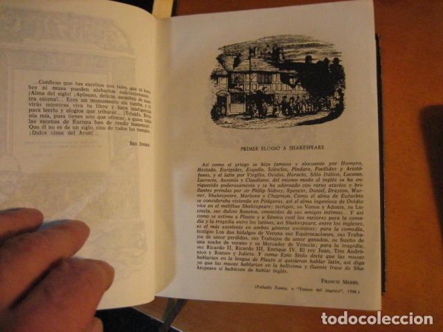Libros de segunda mano: WILLIAM SHAKESPEARE - OBRAS COMPLETAS - AGUILAR - 1972 -2209PGS - Foto 10