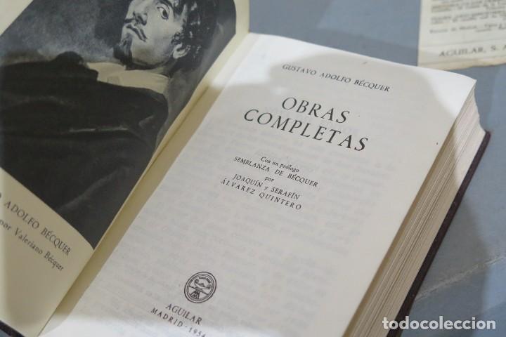 Libros de segunda mano: 1954.- OBRAS COMPLETAS. BECQUER. AGUILAR. JOYA - Foto 4