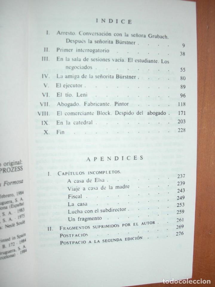 Libros de segunda mano: EL PROCESO / FRANZ KAFKA - Foto 3