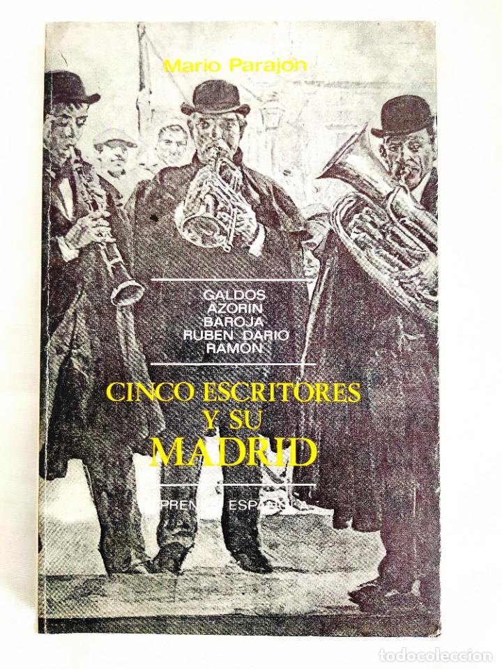 Libros de segunda mano: CINCO ESCRITORES Y SU MADRID - Foto 1