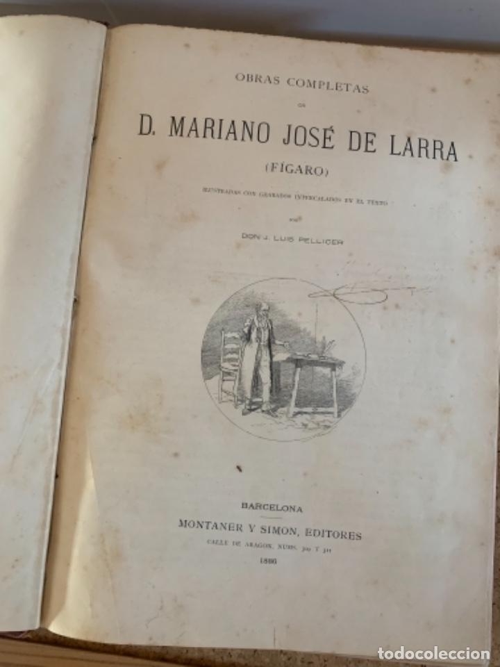 Libros de segunda mano: Obras completas de Larra (Caj4) - Foto 1