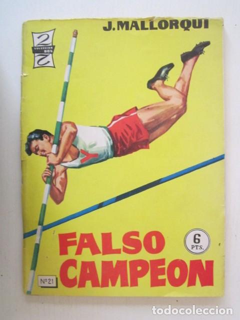 Libros de segunda mano: NOVELA FALSO CAMPEON Y LA HORCA ESPERA A UN INOCENTE J. MALLORQUI 1960