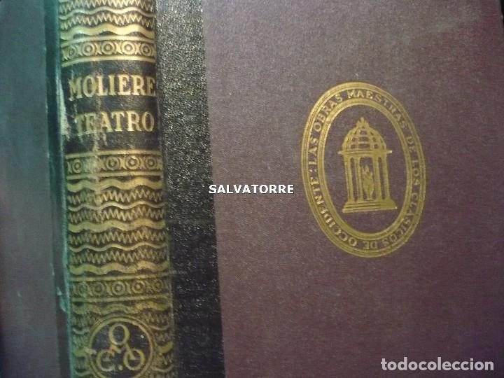 Libros de segunda mano: MOLIERE.TEATRO. MONTANER Y SIMON.EDICION LUJO.1951