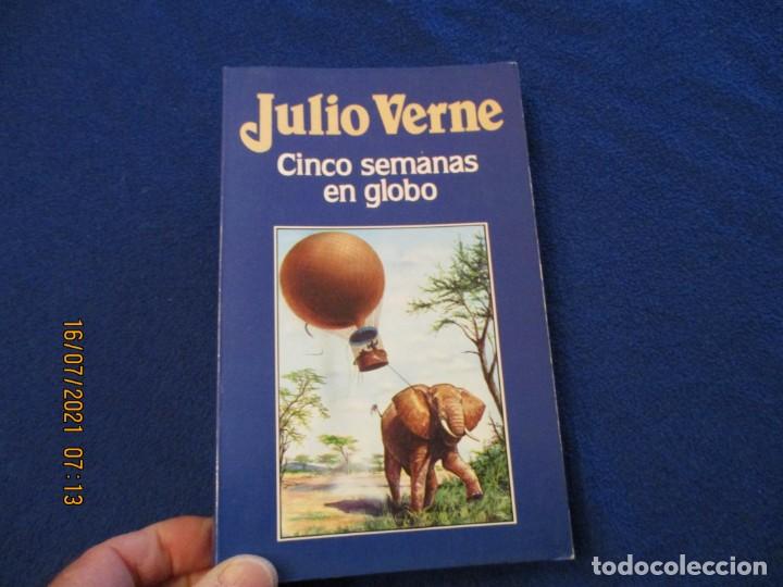 Libros de segunda mano: Cinco Semanas en Globo Julio Verne Ediciones Orbis 1987 - Foto 1