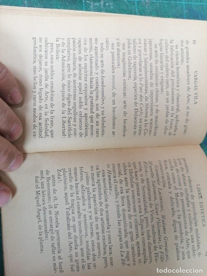 Libros de segunda mano: Vargas Vila. Libre est&eacute;tica. Sopena. - Foto 7