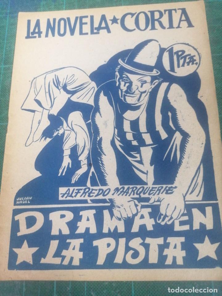 Libros de segunda mano: Alfredo Marquerie. Drama en la. Pista. La novela Corta - Foto 1