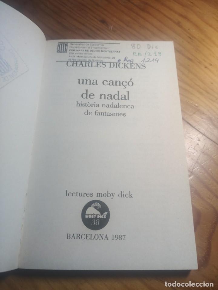 Libros de segunda mano: Una can&ccedil;&oacute; de Nadal. Charles Dickens. - Foto 3