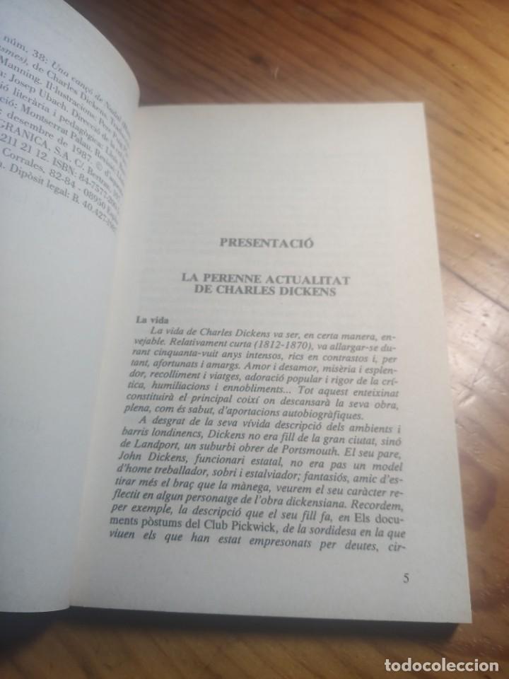 Libros de segunda mano: Una can&ccedil;&oacute; de Nadal. Charles Dickens. - Foto 4