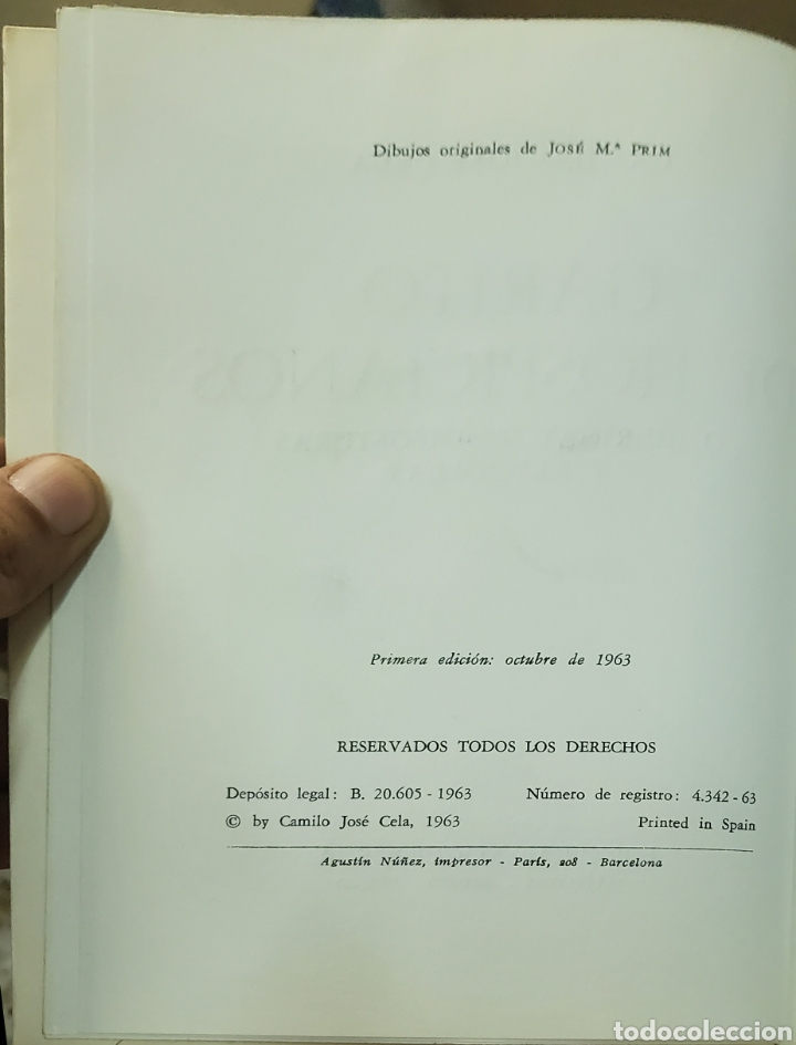 Libros de segunda mano: Garito de hospicianos. Camilo Jos&eacute; Cela - Foto 4