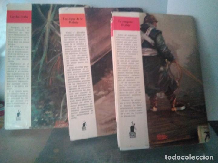 Libros de segunda mano: Tres novelas de aventuras de Emilio Salgari - Foto 2
