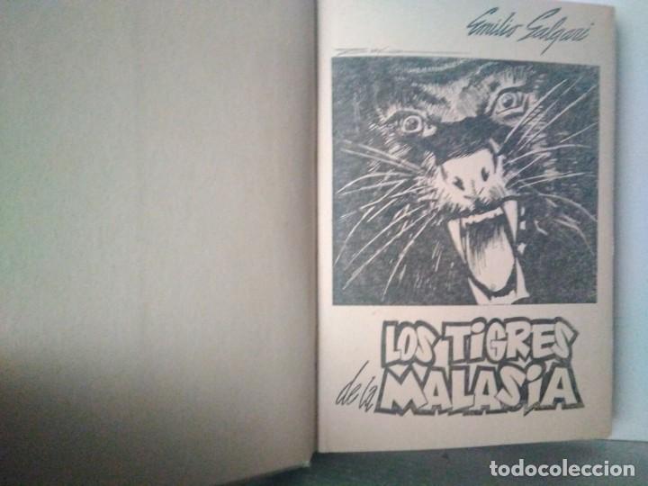 Libros de segunda mano: Tres novelas de aventuras de Emilio Salgari - Foto 11