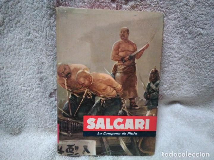 Libros de segunda mano: Tres novelas de aventuras de Emilio Salgari - Foto 7