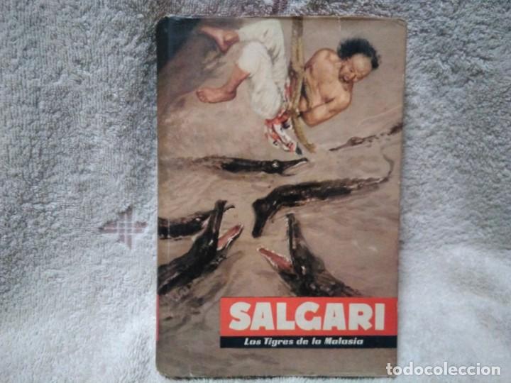 Libros de segunda mano: Tres novelas de aventuras de Emilio Salgari - Foto 10