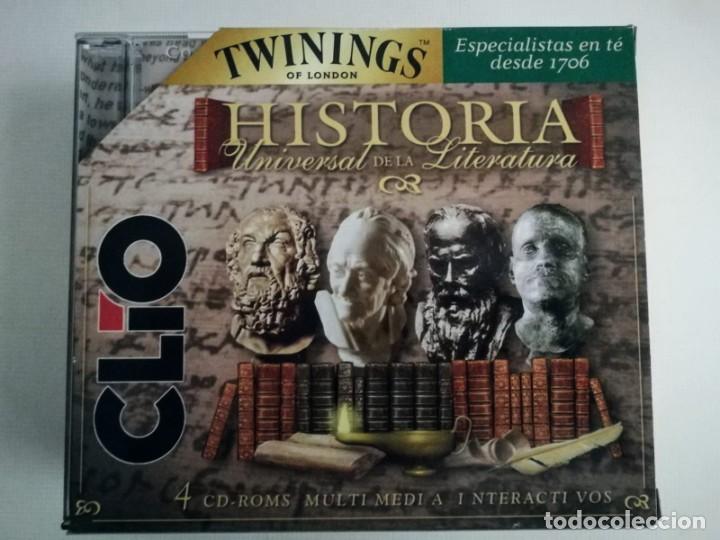 Libros de segunda mano: 4 CD-ROM - HISTORIA UNIVERSAL DE LA LITERATURA - Foto 1