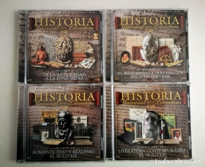Libros de segunda mano: 4 CD-ROM - HISTORIA UNIVERSAL DE LA LITERATURA - Foto 2