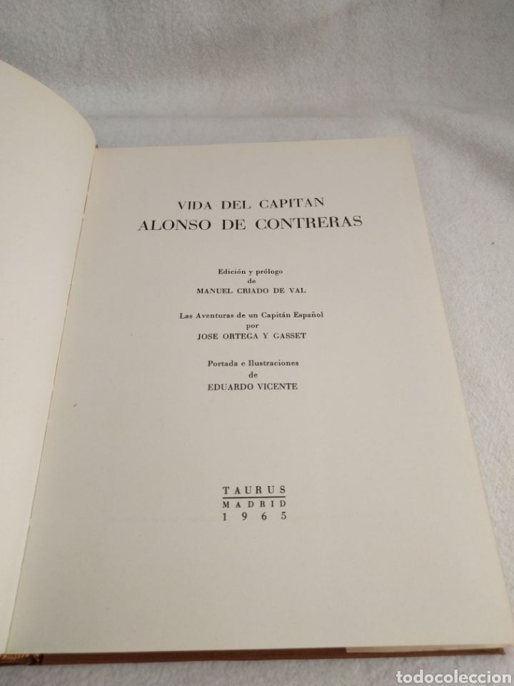 Libros de segunda mano: Vida del capit&aacute;n Alonso de Contreras Taurus ediciones. - Foto 3