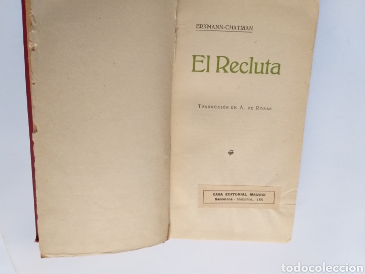 Libros de segunda mano: El recluta .Erkmann Chatrian - Foto 8