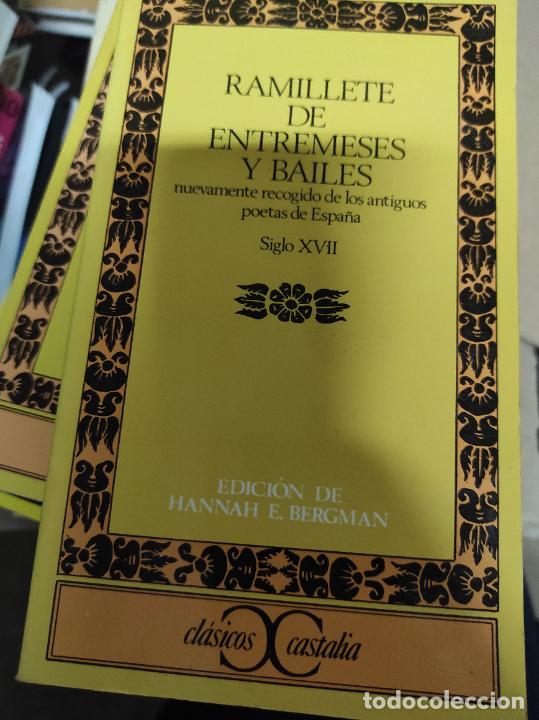 Libros de segunda mano: RAMILLETE DE ENTREMESES Y BAILES. EDICION DE HANNAH E. BERGMAN. - Foto 1