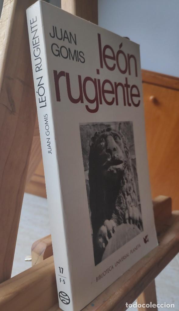 Libros de segunda mano: Le&oacute;n rugiente, Juan Gomis, Biblioteca Universal Planeta, 1972 - Foto 2