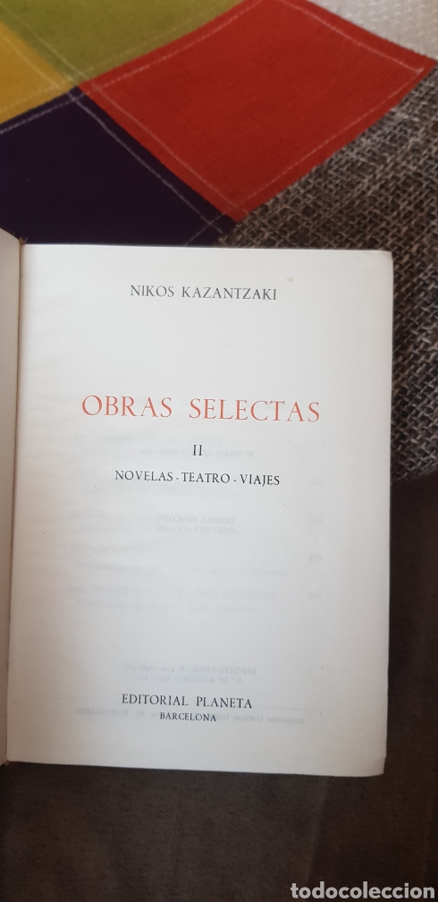 Libros de segunda mano: Libros OBRAS SELECTAS I y II NIKOS KAZANTZAKI (PRIMERAS EDICIONES) - Foto 13