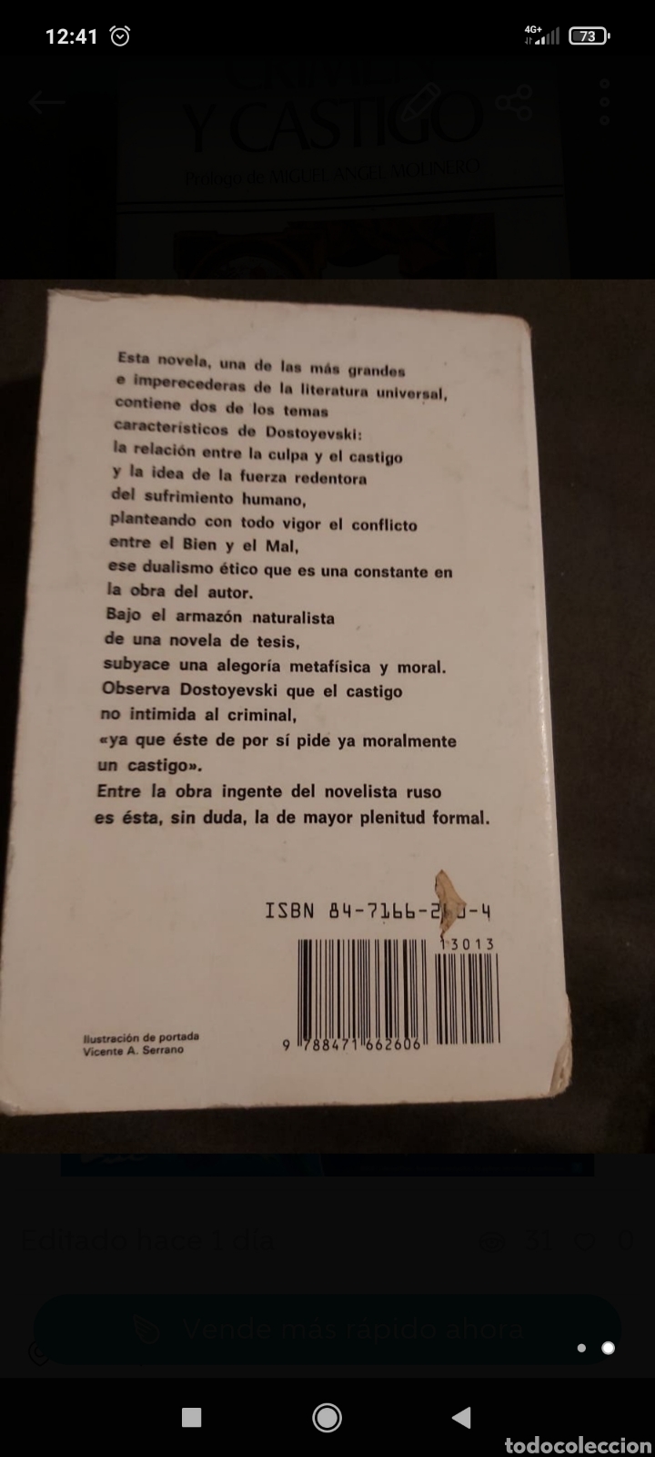 Libros de segunda mano: Crimen y castigo,Dostoyevski - Foto 2