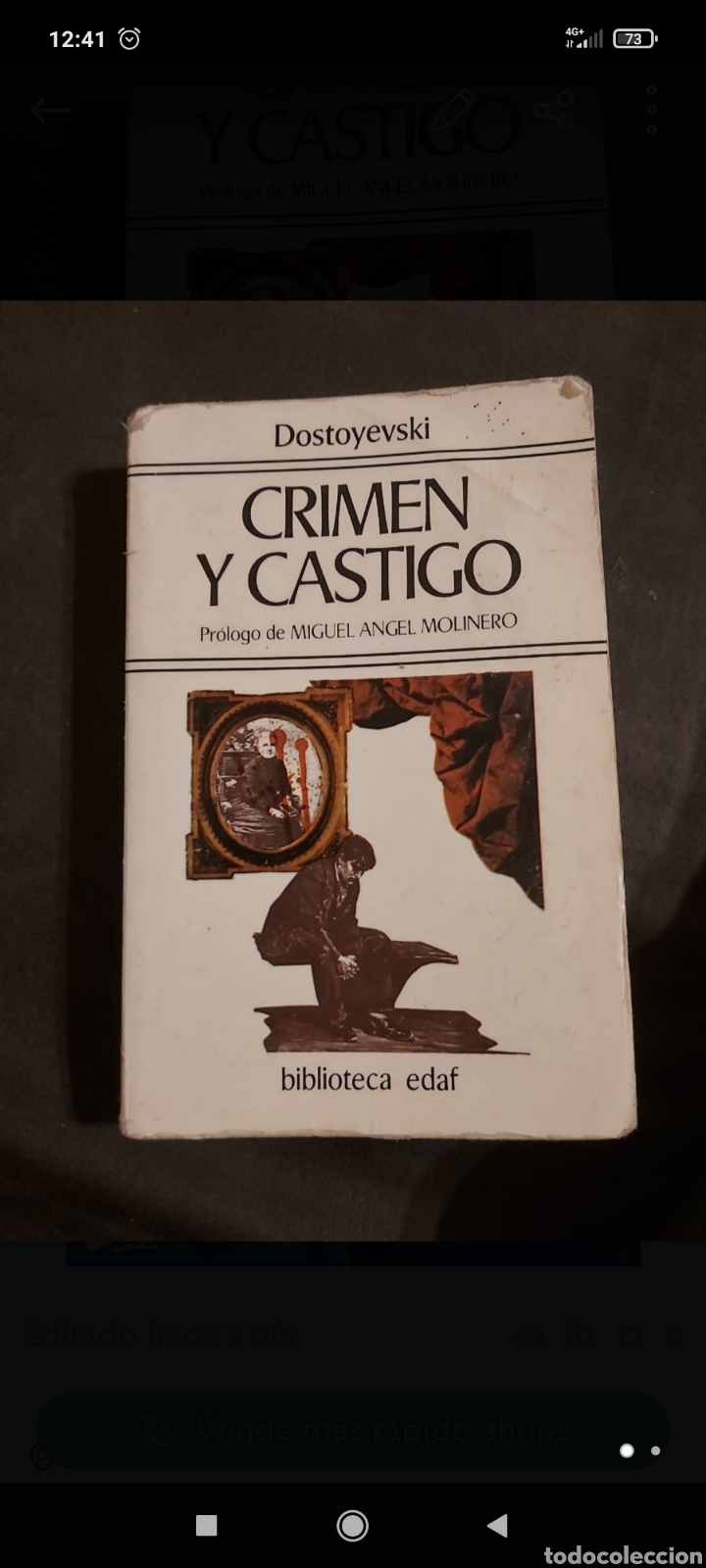 Libros de segunda mano: Crimen y castigo,Dostoyevski - Foto 1