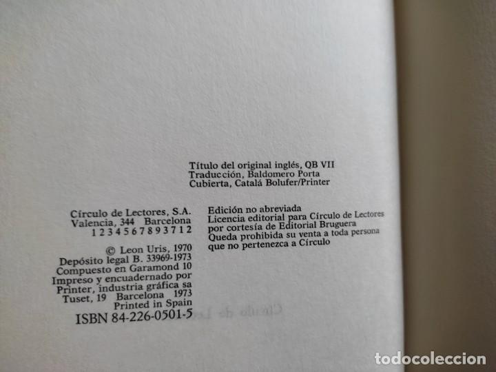 Libros de segunda mano: QB VII Leon Ur&iacute;s C&iacute;rculo de Lectores 1973 - Foto 4