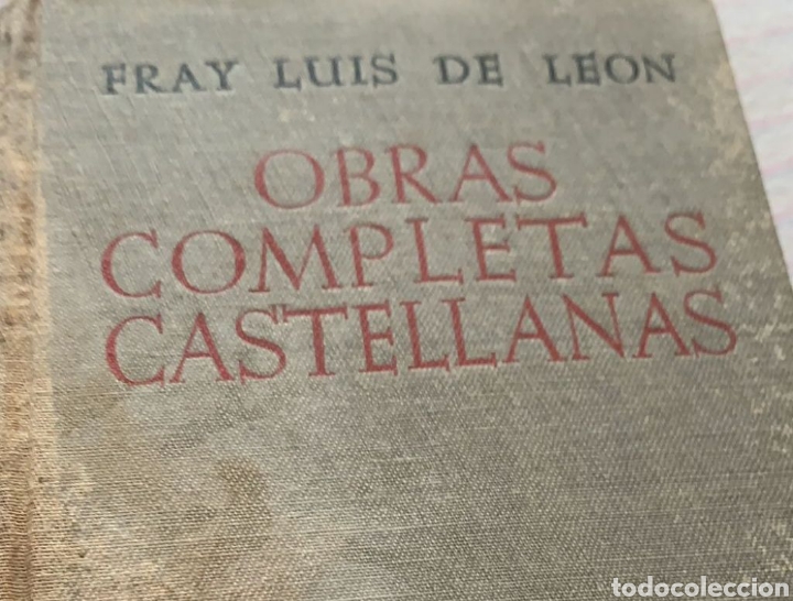 Livres d'occasion: Obras completas de Fray Luis de Le&oacute;n. 1695 p&aacute;g.