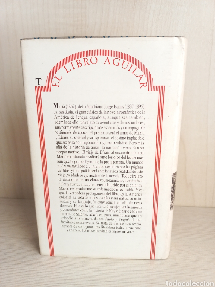 Libros de segunda mano: Mar&iacute;a. Jorge Isaacs. El libro de Aguilar 22, 1987. - Foto 3