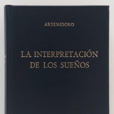 Libri di seconda mano: ARTEMIDORO, LA INTERPRETACIÓN DE LOS SUEÑOS (BIBLIOTECA CLÁSICA GREDOS, EDICIÓN 1989). Lote 284385928