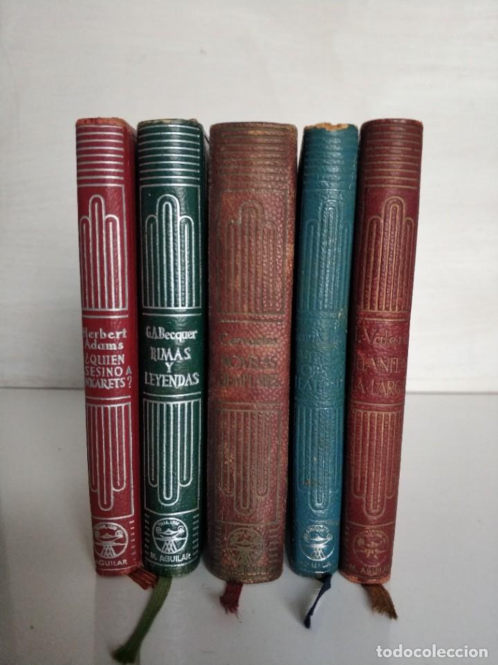 Libros de segunda mano: Lote de 5 Crisoles: Adams, Becquer, Cervantes, Ibsen, Valera (1944-1957)