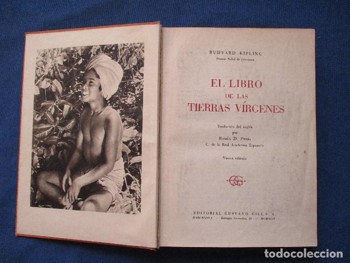 Libros de segunda mano: EL LIBRO DE LAS TIERRAS V&Iacute;RGENES / RUDYARD KIPLING 1944 - Foto 5