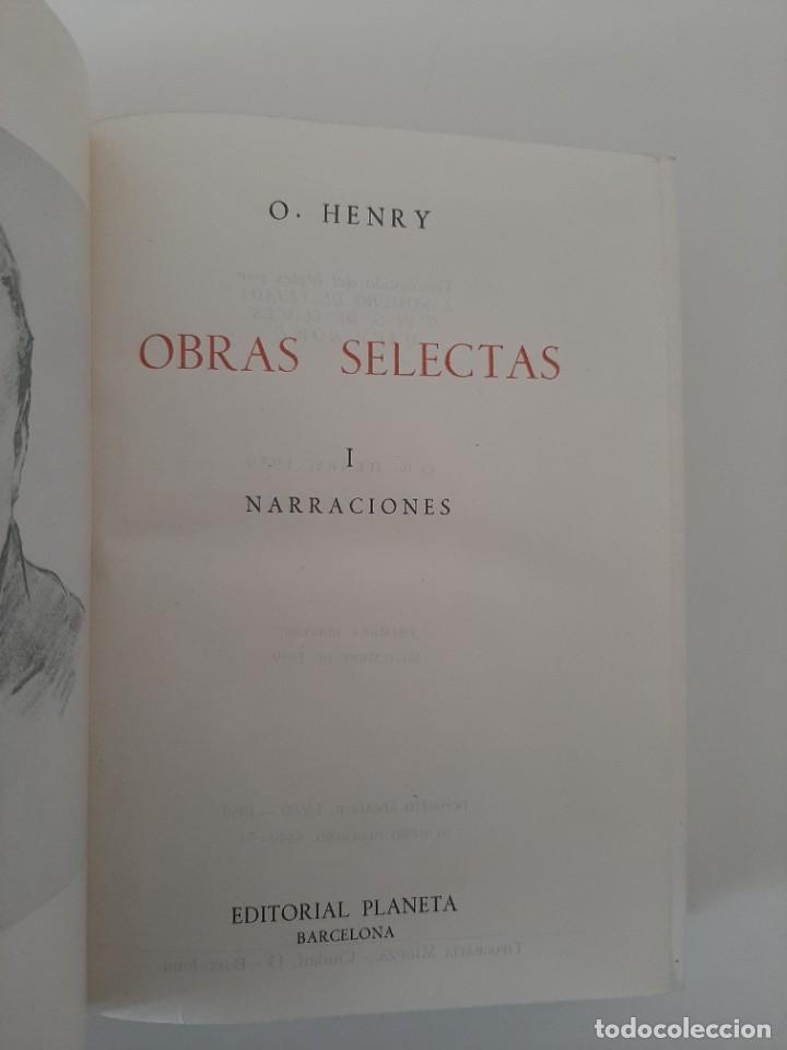 Libros de segunda mano: OBRAS SELECTAS. O. HENRY. EDITORIAL PLANETA. 1959 - Foto 4