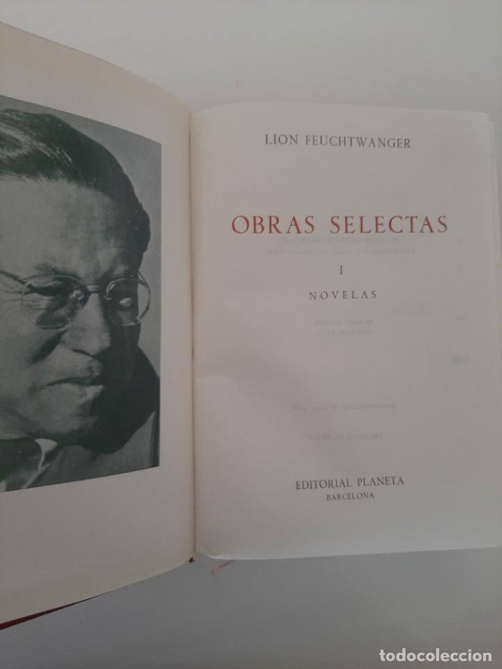 Libros de segunda mano: OBRAS SELECTAS. 2 TOMOS. LION FEUCHTWANGER. EDITORIAL PLANETA. 1959 - Foto 4
