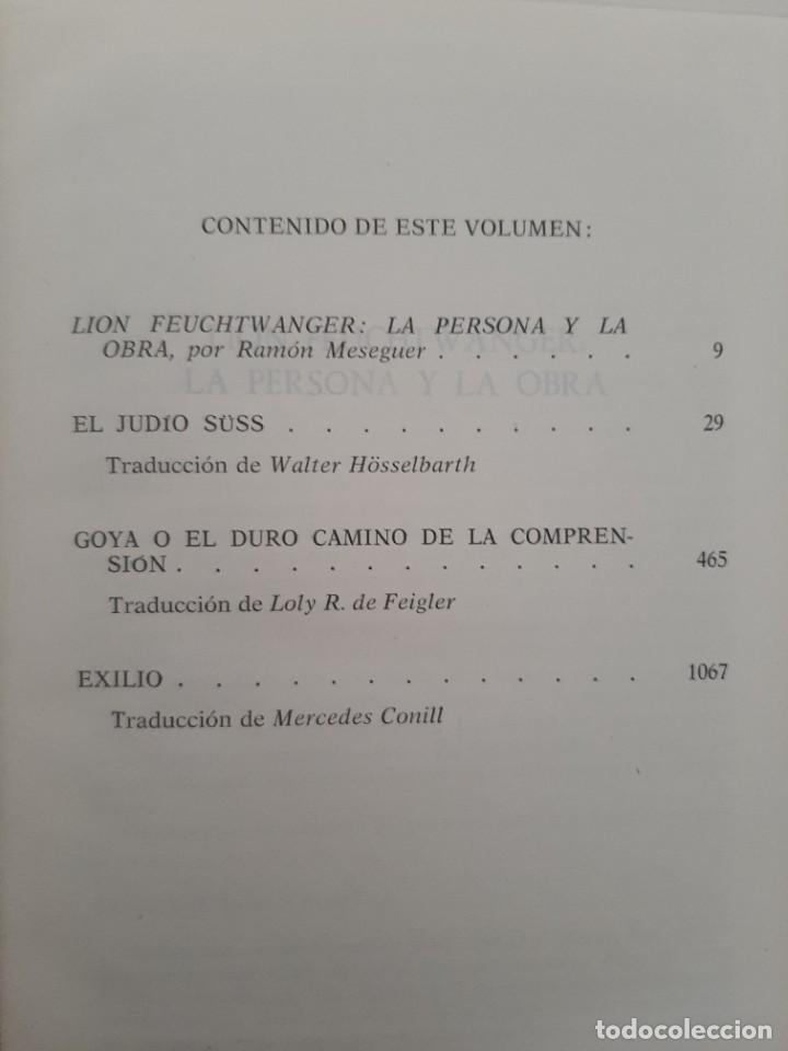 Libros de segunda mano: OBRAS SELECTAS. 2 TOMOS. LION FEUCHTWANGER. EDITORIAL PLANETA. 1959 - Foto 5