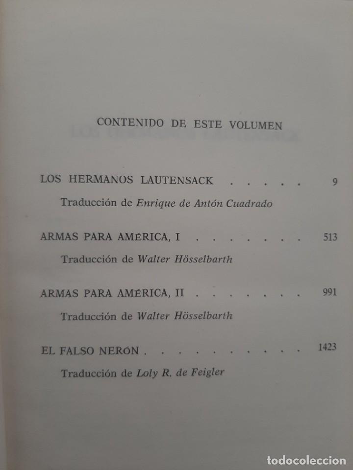 Libros de segunda mano: OBRAS SELECTAS. 2 TOMOS. LION FEUCHTWANGER. EDITORIAL PLANETA. 1959 - Foto 6