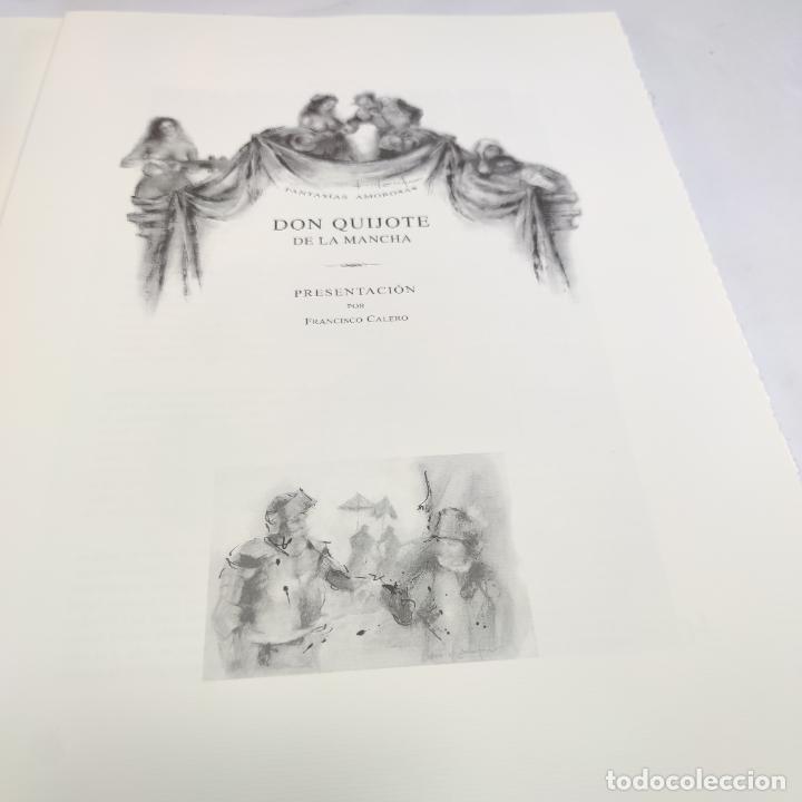 Libros de segunda mano: Fantasías amorosas inspiradas en la obra de Don Quijote de la Mancha. David Zaafra. 30 litografías. - Foto 17 - 286531038
